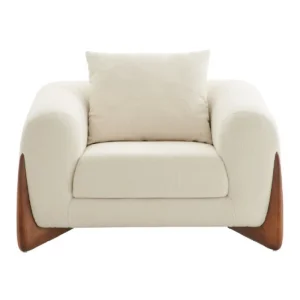 Legless Single Luxury Leisure Modern Indoor Lazy Material Wool Fabric Chair