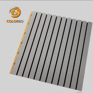 Eco-Friendly Grooved Sound Absorptive Panel for Superior Noise Control
