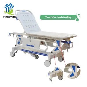 Emergency Room Manual Single Crank Hospital Trolley/Transfer Bed