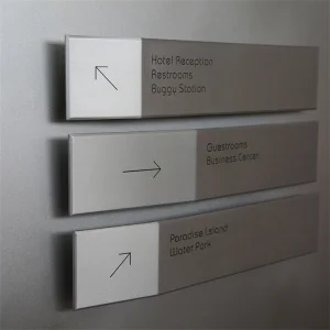 Custom Interior Architectural Signages System