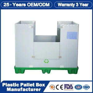 Customized PP Collapsible Plastic Container for Sale