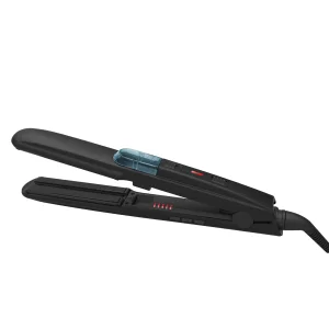 Professional Salon Ceramic Tourmaline Vapor Steam Flat Iron Hair Straightener and Curler 2 in 1 Straightening Curling Iron