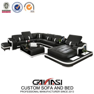 Italian Modern Leather Sofa