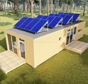 Good Design Modular Prefab Preafabricated Container House /Home Powered by Solar Panel.