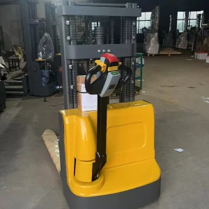 Factory Direct Sale Pallet Lifter Forklift in Warehouse Lifting Height 1600mm 3000mm Semi Electric Pallet Stacker
