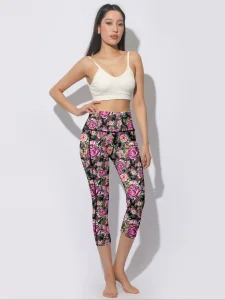 Super Soft High Waist Yoga Pants Leggings For Women Girls Breathable Knitted Custom Logo Digital Printing Wholesale Bulk