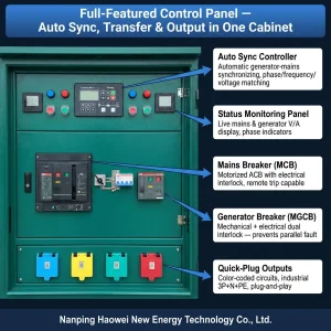 100A-630A Automatic Synchronizing Cabinet