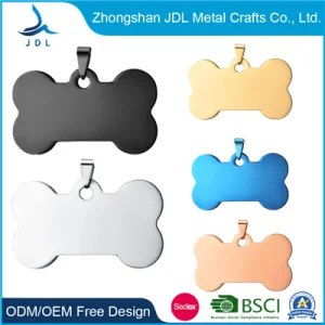 25mm Round Blank Aluminum Stamping Double Sided Phone Number Charm Personalized for Dog Cat ID Name Tag Pet Accessories