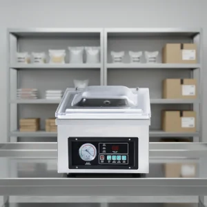New Arrival Tabletop DZ-260 Stainless Steel Vacuum Chamber Vacuum Sealer Machine Meat Vacuum Packing Machine