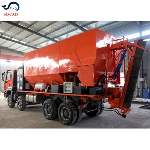 Truck Based Volumetric Concrete Mixing Plant for Continuous on Site Supply