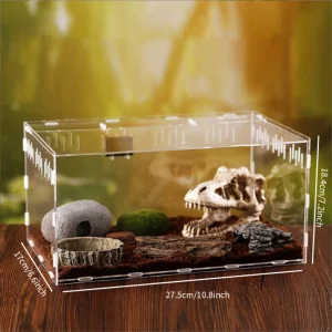 Plastic Acrylic Reptile Terrarium Breeding Box