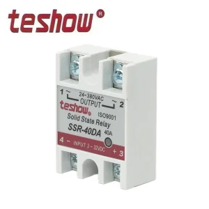 GMAX SSR-40DA Customizable Single Phase 40A Solid State Relay High Power Miniature ABS Material Sealed Protection OEM Support