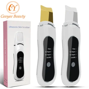 Good Quality Skin Scrubber Blackhead Removal Lcd Facial Beauty Care Cleansing Device Dead Peeling Ultrasonic Face Spatula