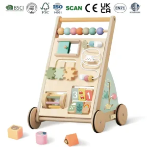 Wooden Baby Walker Activity Board