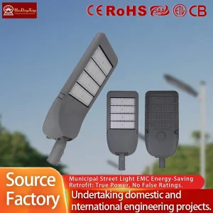 Modular High-Lumen LED Street Lights IP66 2700-6500K Color Temp Smart Alexa/Smartthings Highway Use Aluminum Alloy Construction