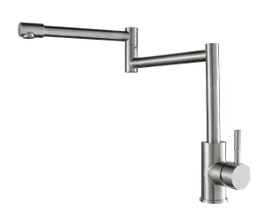 Landonbath Deck Mount Pot Filler Kitchen Sink Mixer Tap Hot and Cold Faucet