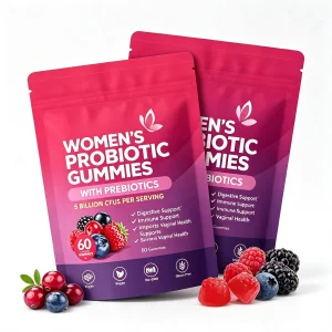 Nature Made Probiotic Fiber Gummies Supplement for Daily Gut Health, Prebiotics and Probiotics for Women