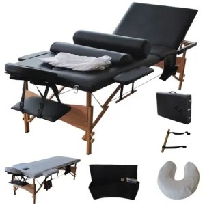 SPA Bed Furniture Portable Folding Steel Massage Table Face Cradle Massage Table Folding Massage Table Headrest