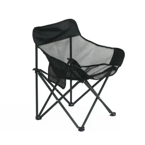 Outdoor Stainless Steel Mesh Moon Chair Portable Folding Chair