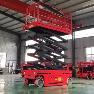 4m 6m 8m 10m 12m 14m Aerial Work Hydraulic Small Mini Scissor Man Lift Mobile Battery Powered Electric Self Propelled Scissor Lift Platform