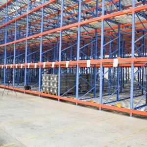 High Density Warehouse Pallet Flow Rack Gravity Rack Storage Racking System