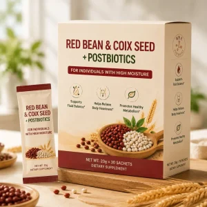 Functional Red Bean High Fiber Powder for Women with Postbiotic Support System Supporting Digestive Health Gut Balance Weight Management and Daily Wellness