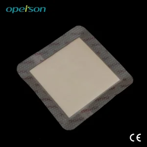 Leaves No Residue Biomimetic Matrix Antibacterial Medical Care Foam Wound Dressing