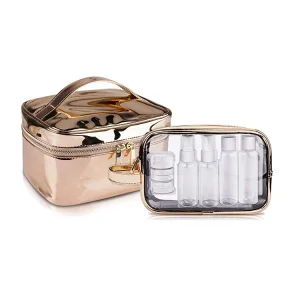 Custom Logo PU Cosmetics Makeup Bag