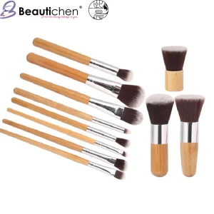Conjunto de Pincéis Beautichen Cabo de Bambu