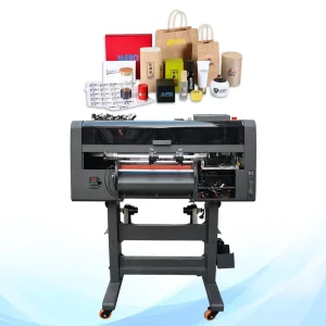 UV Dtf Printer Sticker Ink Transfer Small Business Metal 3D Printing A3 300mm Size