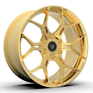 Hadison Hdo2021 Custom 17"-24" 6061-T6 Forged Wheels Gold Chrome 20X12 American off-Road A106 6X135/6X139.7 -44 Milled Wheels