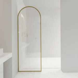 Sally 8mm Framed Arch Tempered Glass Shower Door Shower Screen