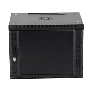 Gabinete de pared de sección única con sala de servidores, 12u, acero inoxidable