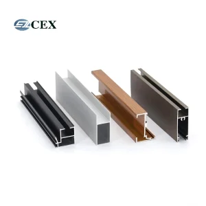 Custom Aluminum/6005/5083 Aluminum Extrusion/Warm Extrusion Powder Coating Window Frame