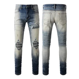 Calças Jeans Slim com Design Novo