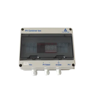 PV Combiner Box 3 Strings Input 1 Output for Solar Power System