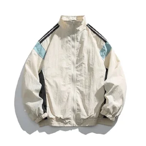 High Quality Custom Logo Men's Lightweight Jackets Outdoor Coat Malestitching Color Casual Running Windbreaker Jacket for Man