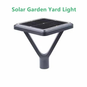 European Style LED Lighting Lamp Outdoor Pathway Garden Light Solar Parking Lot Lighting with Solar Panel