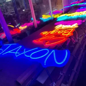 Chic Neon Lighting for Bar Decor