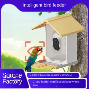 HD Surveillance Camera AI Recognition Bird Feeder