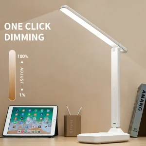Foldable LED Desk Lamp with Wireless Charger