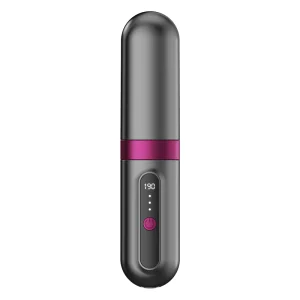 Hot Sale Cordless LED Ceramic Mini USB Recharging Portable Flat Iron Fast Heating Curling Straightener for Curly Bangs