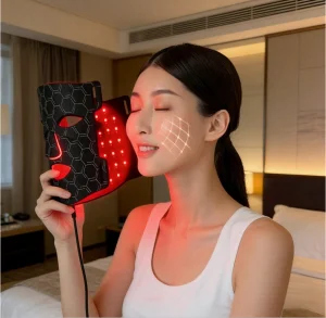Flexible Red Light LED Mask Facial Mask LED Light Therapy Skin Care LED Face Therapy Silicone Mask