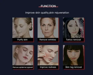 Portable Picosecond Laser Tattoo Removal Machine Q Switched Nd Yag Picolaser Pigment Tatoo Remover