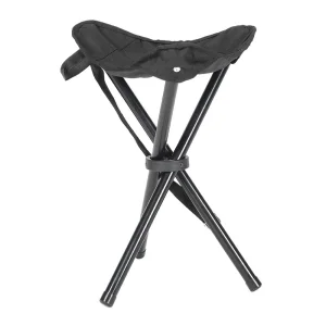 Convenient Stainless Steel Three-Leg Folding Chair Modern Design Mini Camping Stool