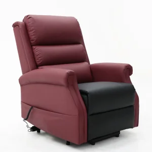Geeksofa 9250 Single Motor Power Electric Medical Lift Riser Recliner with Good Leather for The Elderly