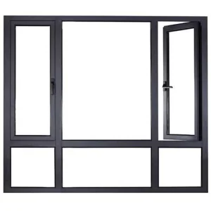 Perfil de aluminio Pengdong barato para ventanas de guillotina, último diseño de ventana de guillotina de aluminio, ventanas de guillotina negras de alta calidad
