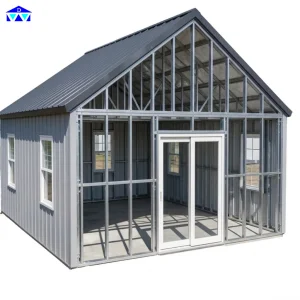 Quick Installation Single Story Metal Building with Integrated Office