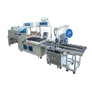 Automatic Film Shrink Wrap Packing Machine Pvc Coconut Green Side Sealing Shrink Wrapping Machine for Carton Box Aluminum Cans