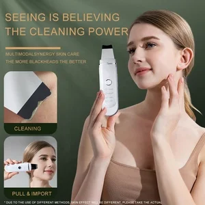 Beauty Equipment Wholesale Portable Ion Facial Spatula Face Peeling Skin Scrubber Face Scrubber